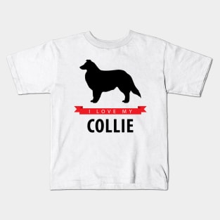 I Love My Collie Kids T-Shirt